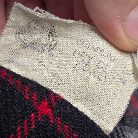 Vintage Mackintosh Peacoat Womens XL Black Wool Classic Made in USA READ - Picture 8 of 14